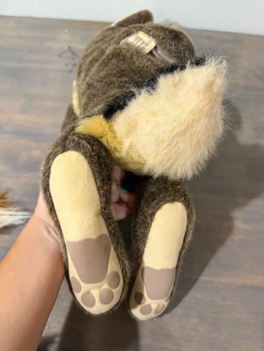 Lot 4 Folkmanis Plush Hand Puppets Fox, Rabbit, Porcupine, Dragon